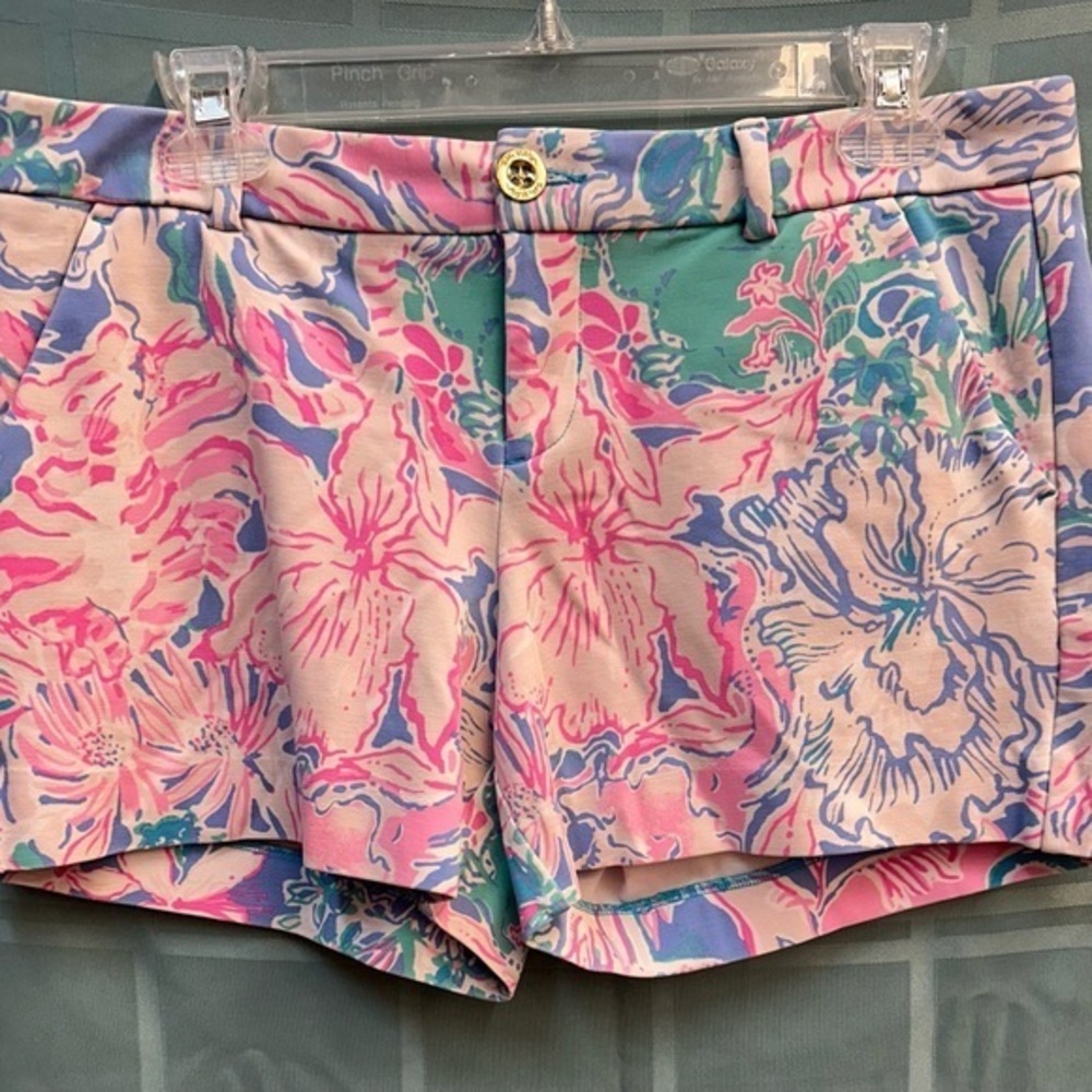 Lilly Pulitzer Vibrant Floral High Waist Shorts
